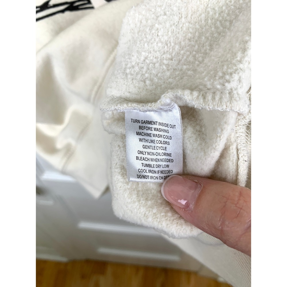 Peanuts Snoopy Woodstock Graphic Sweatshirt Cream Small Cottagecore Nostaligia - Picture 4 of 12